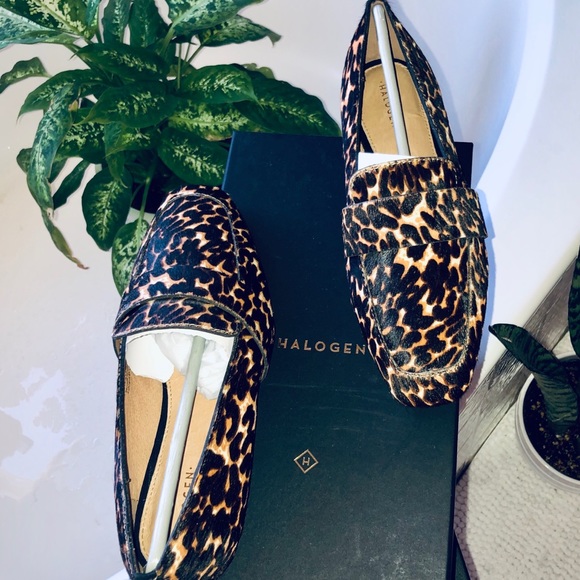 Halogen Lucy Chocolate Leopard Loafer size 6.5 shoes - Picture 4 of 4